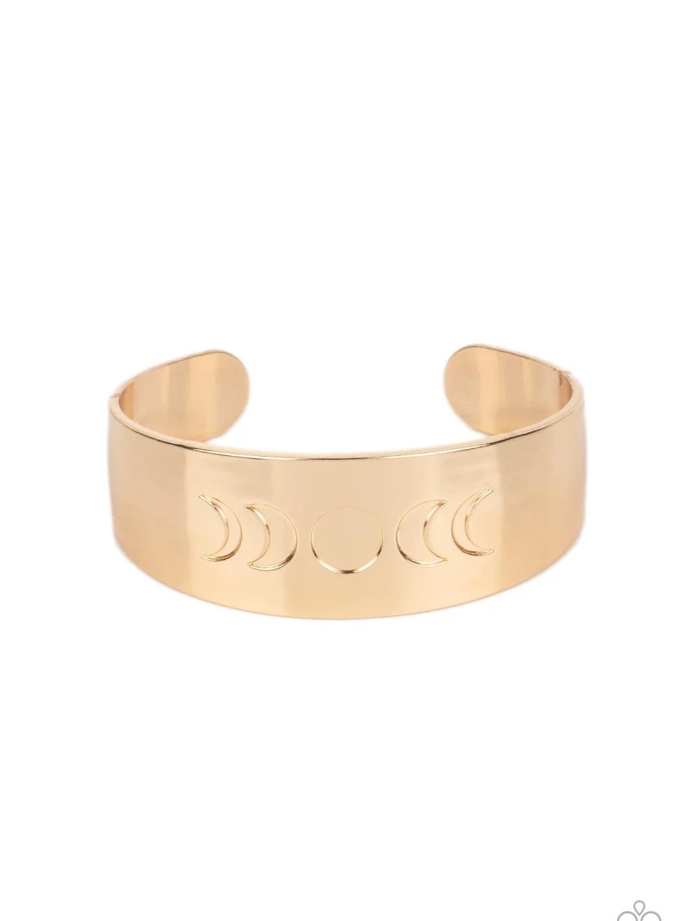 paparazzi Gold Moon Phase Cuff Bracelet